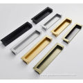 Custom Aluminum Wardrobe Sliding Door Frame Handle Profile